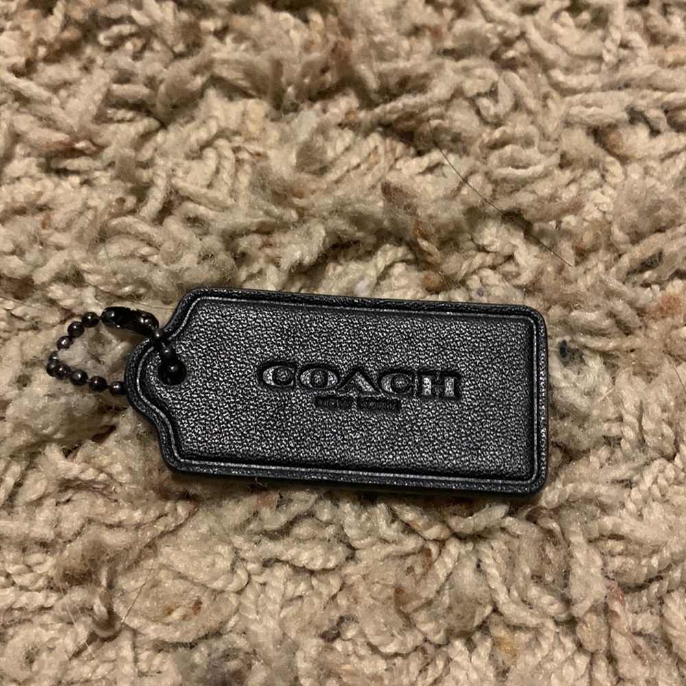 Black Coach Hang Tag